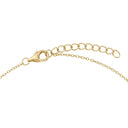 AMOR women's necklace, gold-plated 925 sterling silver, clasp