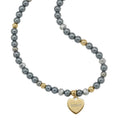 AMOR women's bracelet, stainless steel with silver and gold IP plating, grey, view 8
