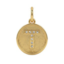 AMOR Anhänger (Halskette) Women, 925 Silber vergoldet, T, Ansicht 66
