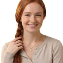 AMOR Anhänger (Halskette) Women, 925 Silber vergoldet, U, am Model