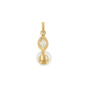 AMOR Anhänger (Halskette) Women, 375 Gold, Rückseite