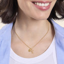 AMOR women's pendant, 375 gold, worn by model