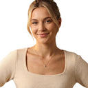 AMOR women's pendant, 375 gold, worn by model