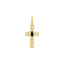 AMOR women's pendant, 375 gold, back