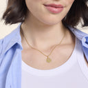 AMOR Anhänger (Halskette) Damen, 375 Gold, Motiv Herz, am Model