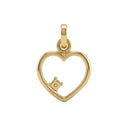 AMOR women's pendant, 375 gold, view 4
