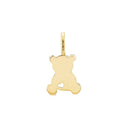AMOR children's pendant, 375 gold, back