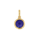 AMOR Anhänger (Halskette) Damen, 375 Gold, Lapis blau, Hauptbild