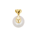 AMOR Anhänger Damen, 375 Gold, Rückseite