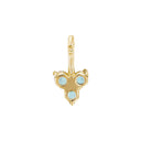 AMOR Anhänger Damen, 375 Gold, Rückseite
