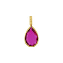 AMOR women's pendant, 375 gold, back