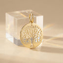 AMOR women's pendant, 375 gold, view 6