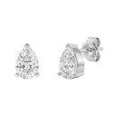 AMOR women's stud earrings, rhodium-plated 925 sterling silver, main image