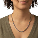 AMOR unisex necklace, stainless steel, view 2