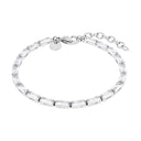 NOELANI women's bracelet, stainless steel with gold IP plating, silver, main image