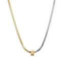 AMOR Collier Damen, Edelstahl IP silber gold, Hauptbild