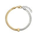 AMOR Armband Damen, Edelstahl IP silber gold, Hauptbild