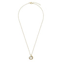 AMOR women's pendant necklace, stainless steel with silver and gold IP plating, view 3