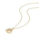 AMOR women's pendant necklace, gold-plated 925 sterling silver, view 4