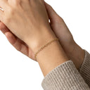AMOR Armband Damen, Edelstahl IP gold, Ansicht 2