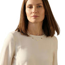 AMOR Halskette Damen, Edelstahl IP gold, Motiv Herz, am Model