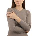 AMOR Armband Damen, Edelstahl IP gold, Motiv Herz, am Model