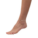 AMOR Fußkette Damen, Edelstahl IP gold, Motiv Herz, Ansicht 2