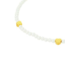 AMOR Fußkette Damen, Edelstahl IP gold, Motiv Herz, Ansicht 3