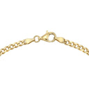 AMOR Halskette Unisex, 925 Silber vergoldet, Verschluss
