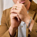 Men's bracelet, worn by model