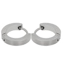 Men's hoop earrings, view 5