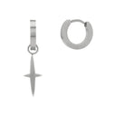 Men's hoop earrings, main image