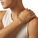 AMOR unisex bracelet, gold-plated 925 sterling silver, view 3