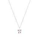PRINZESSIN LILLIFEE girls' bow necklace in 925 sterling silver