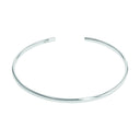 NOELANI women's cuff bangle, rhodium-plated 925 sterling silver, main image