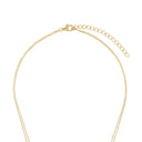 NOELANI women's necklace, gold-plated 925 sterling silver, clasp