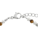 AMOR women's bracelet, stainless steel with silver IP plating, silver, clasp