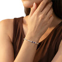 AMOR women's bracelet, stainless steel with silver IP plating, gold, view 7