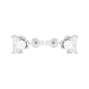 AMOR Ohrring (Ohrstecker) Damen, 925 Silber rhodiniert, Zirkonia weiß, Ansicht 4