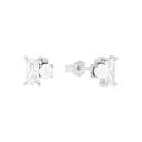 AMOR Ohrring (Ohrstecker) Damen, 925 Silber rhodiniert, Zirkonia weiß, Hauptbild