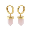 NOELANI women's hoop earrings in 925 sterling silver