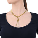 AMOR Y-Collier Damen, Edelstahl IP gold, Ansicht 2