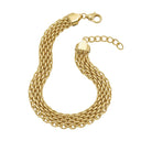 AMOR women's bracelet, stainless steel with gold IP plating, view 3