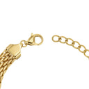 AMOR women's bracelet, stainless steel with gold IP plating, clasp