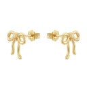 AMOR women's stud earrings, gold-plated 925 sterling silver, view 5