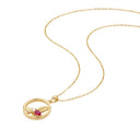 AMOR women's necklace, gold-plated 925 sterling silver, view 4