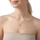 AMOR women's necklace, gold-plated 925 sterling silver, view 2