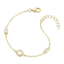 AMOR women's bracelet, gold-plated 925 sterling silver, view 3