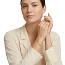AMOR women's bracelet, gold-plated 925 sterling silver, worn by model