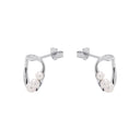 TOM TAILOR women's stud earrings, rhodium-plated 925 sterling silver, view 5